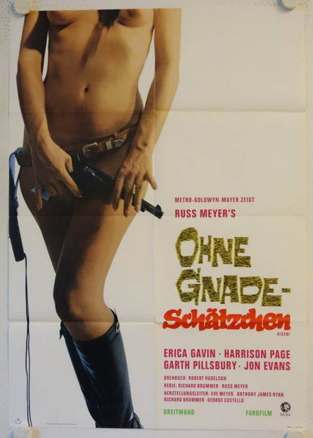 Vixen original release german movie poster